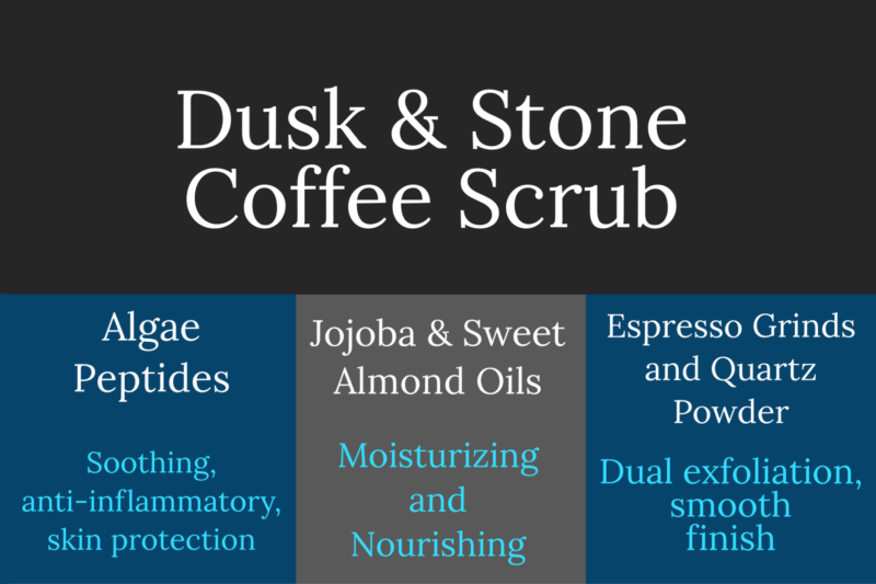 Dusk and Stone Coffee Body Scrub (3.5oz) - Image 3